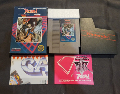 Trojan  Hangtab for NES Nintendo Complete In Box Near Mint Condition CIB