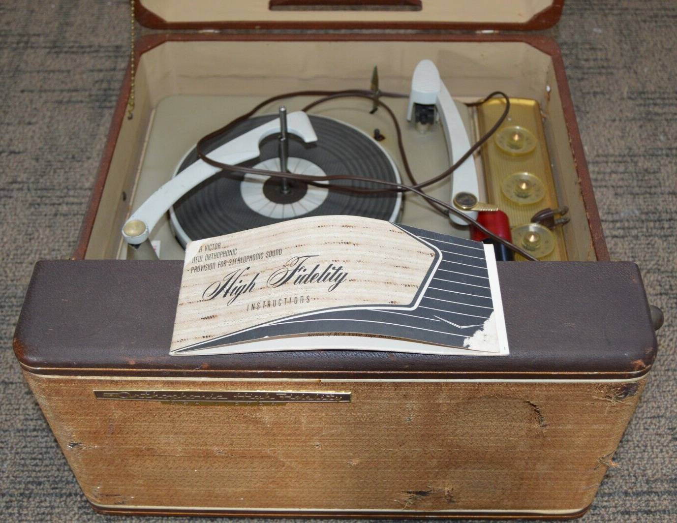 PARTS REPAIR 1950s RCA Victor New Orthophonic High Fidelity