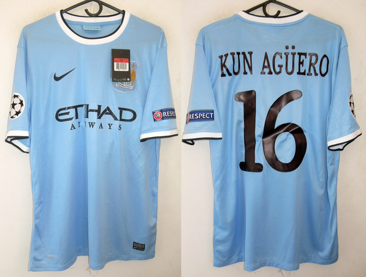 マンチェスター・シティ Kun Agüero 10 Dri-FIT シャツ M マンチェスター・シティ Kun Agüero 10 Dri-FIT シャツ M