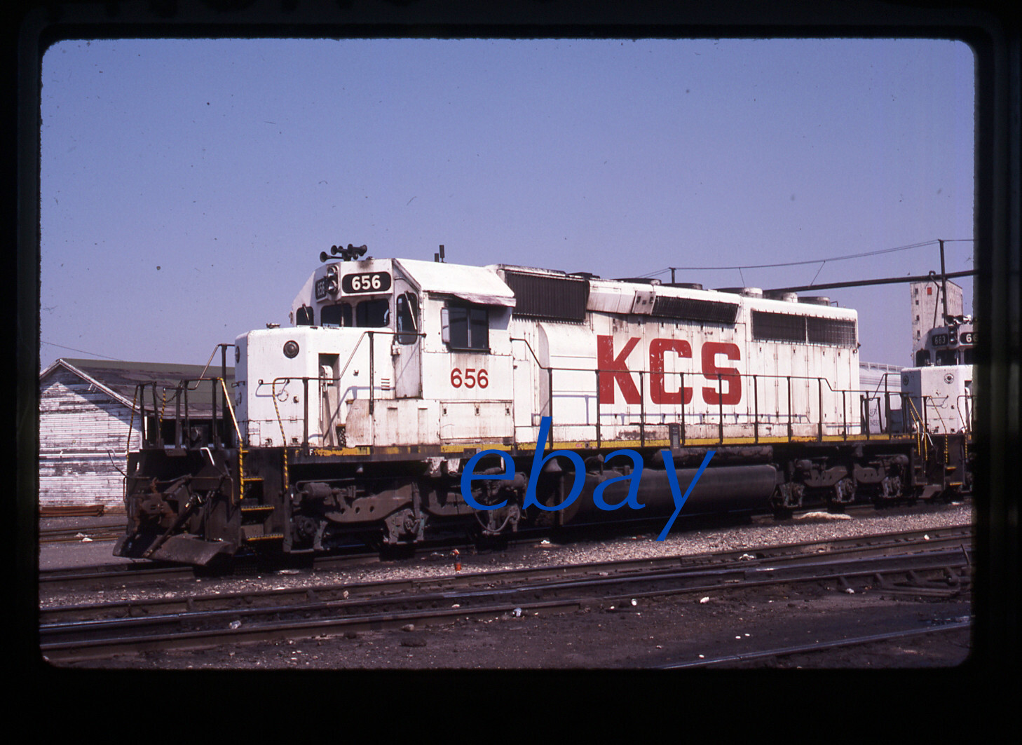 Orig Slide Kansas City Southern KCS #656 SD40-2 1989 | eBay