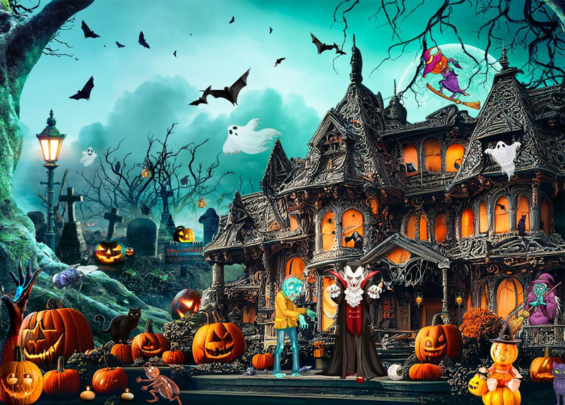 Halloween Jigsaw Puzzles for Adults 1000 Piece Puzzle for Adults