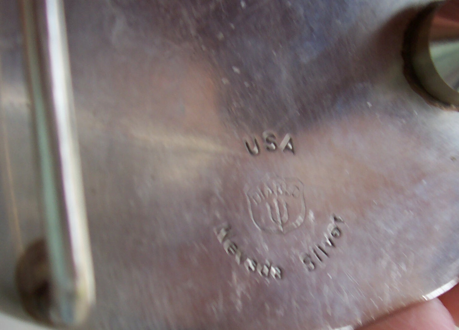Nevada Silver USA  Fancy Belt Buckle w / Letter 