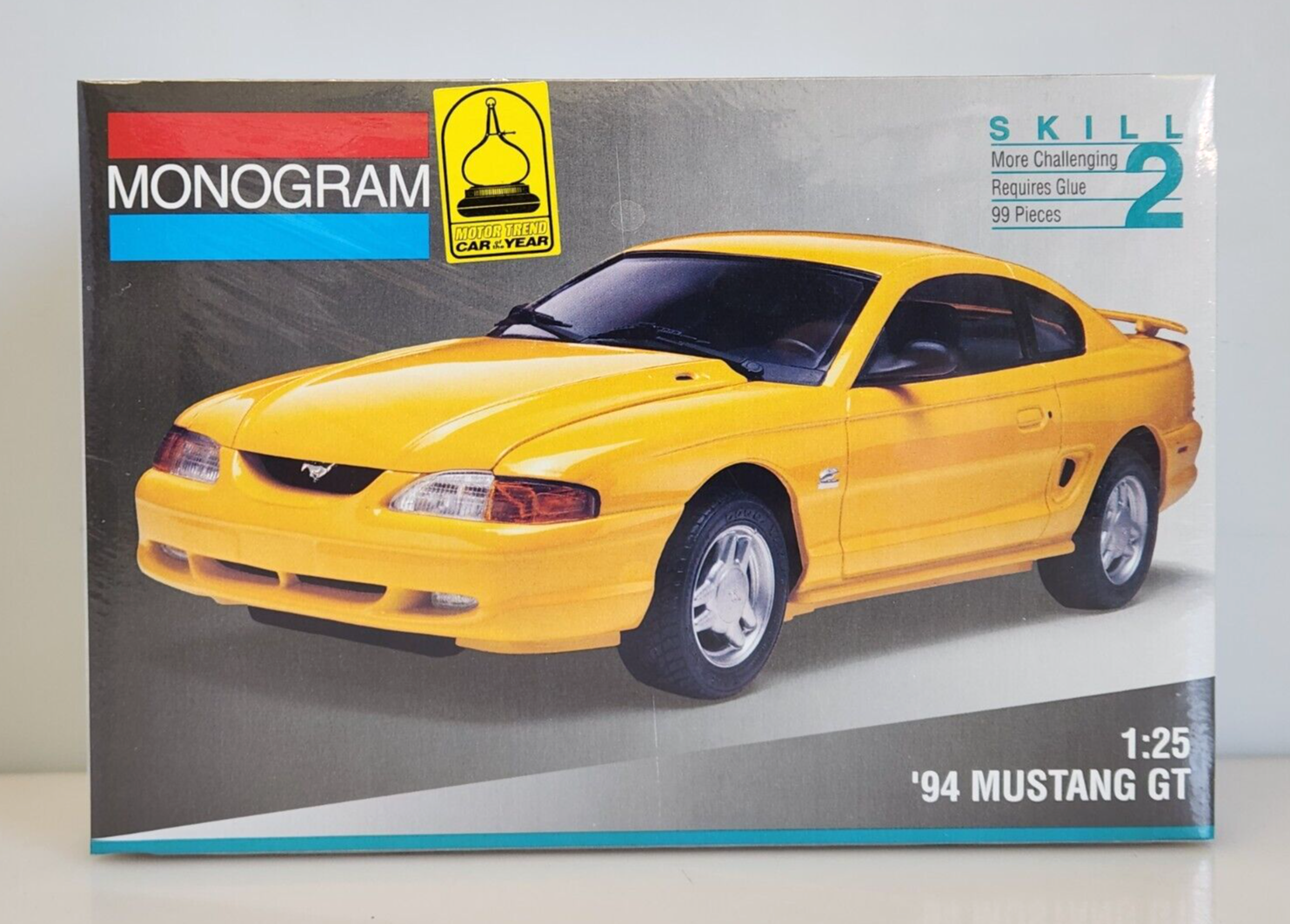 monogram 1/24?1/25? ford mustang 完成品 Monogram 1/25 1994 Ford Mustang GT Model Kit Sealed | eBay
