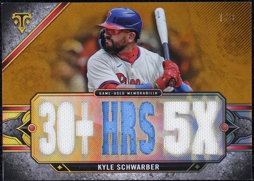 2024 Topps Triple Threads - Kyle Schwarber #TTR-SCH4