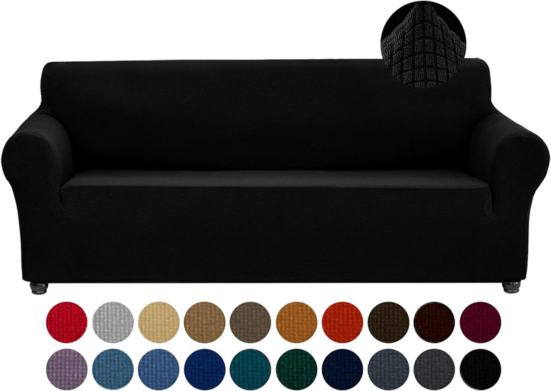 Funda Elastica Para Sofa Cubre De 3 Plazas Protector Mascotas Forros Sofas Gris
