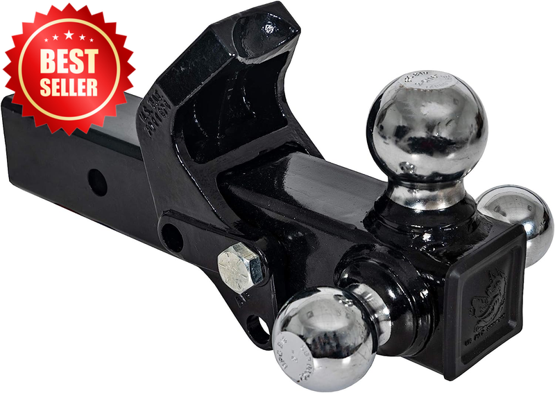 1802280 Tri-Ball Truck Hitch Hook Solid Shank 2-1/2