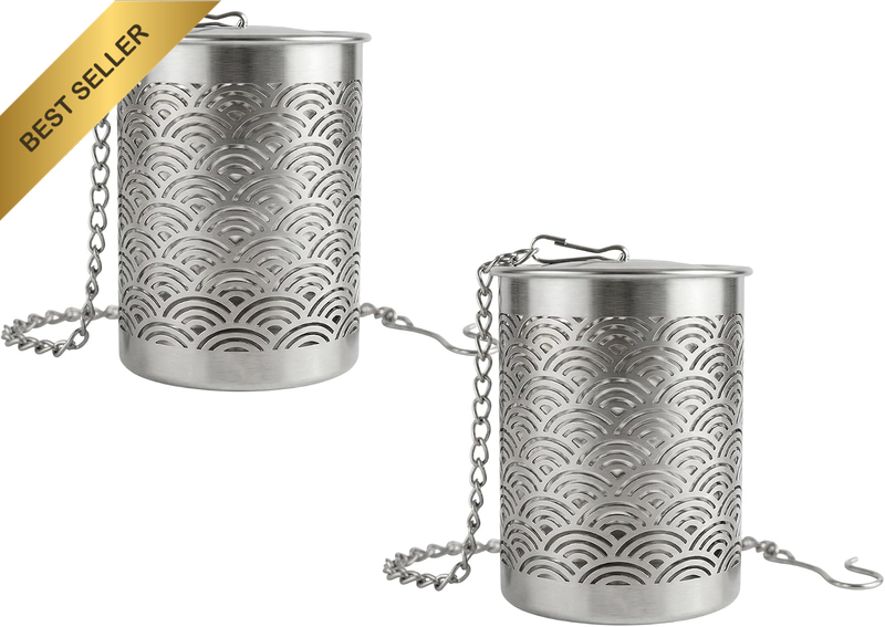 Tea Infusers for Loose Leaf, Reusable Stainless Steel Strainer Set,Replace Tea F
