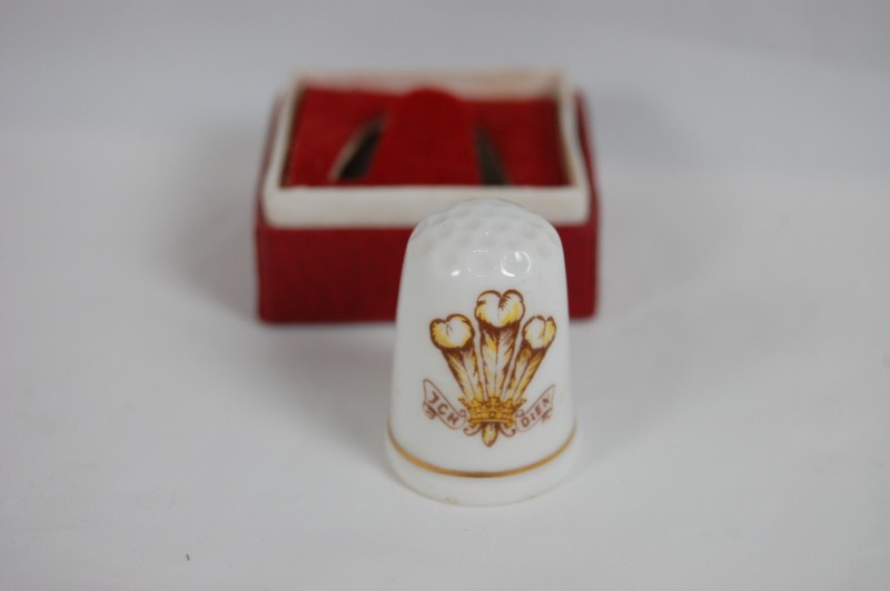 Thimble Diana Charles Wedding Sewing Bone China Theodore Paul Commemorative