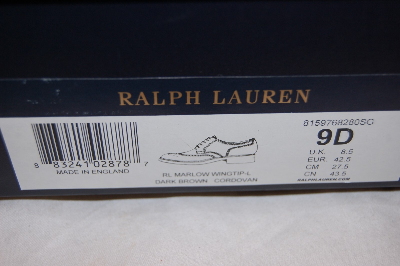 Туфли Ralph Lauren Marlow Brown Shell 