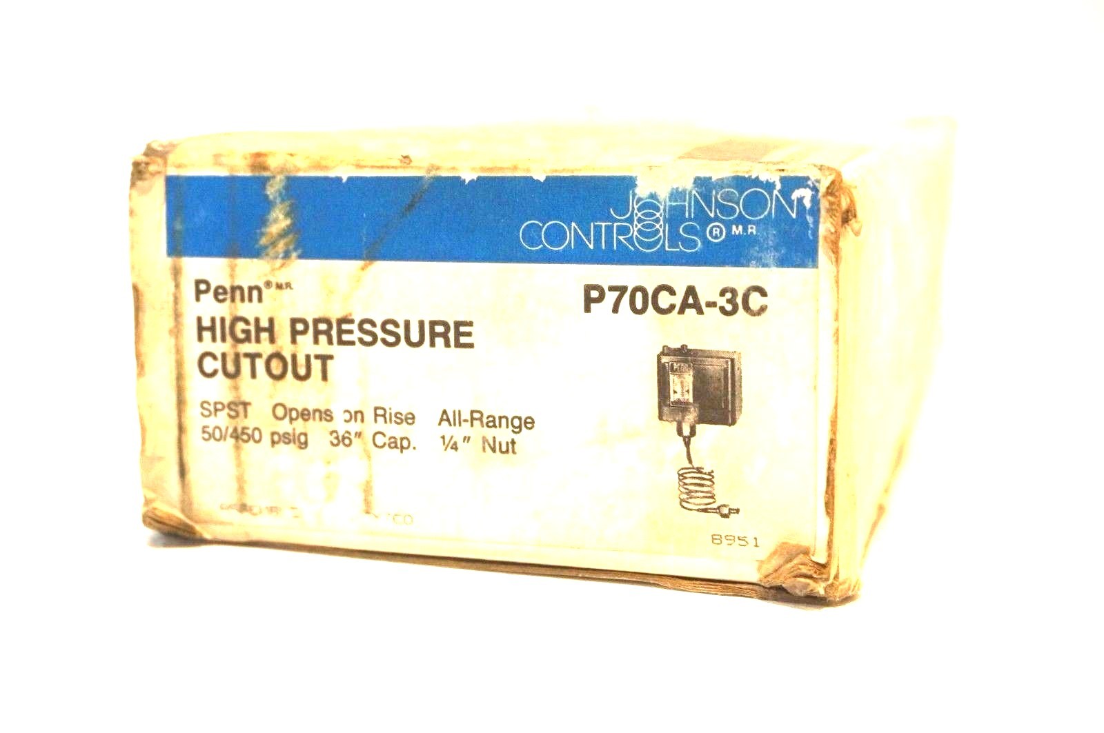 NEW JOHNSON CONTROLS P70CA3C PRESSURE SWITCH P70CA3C