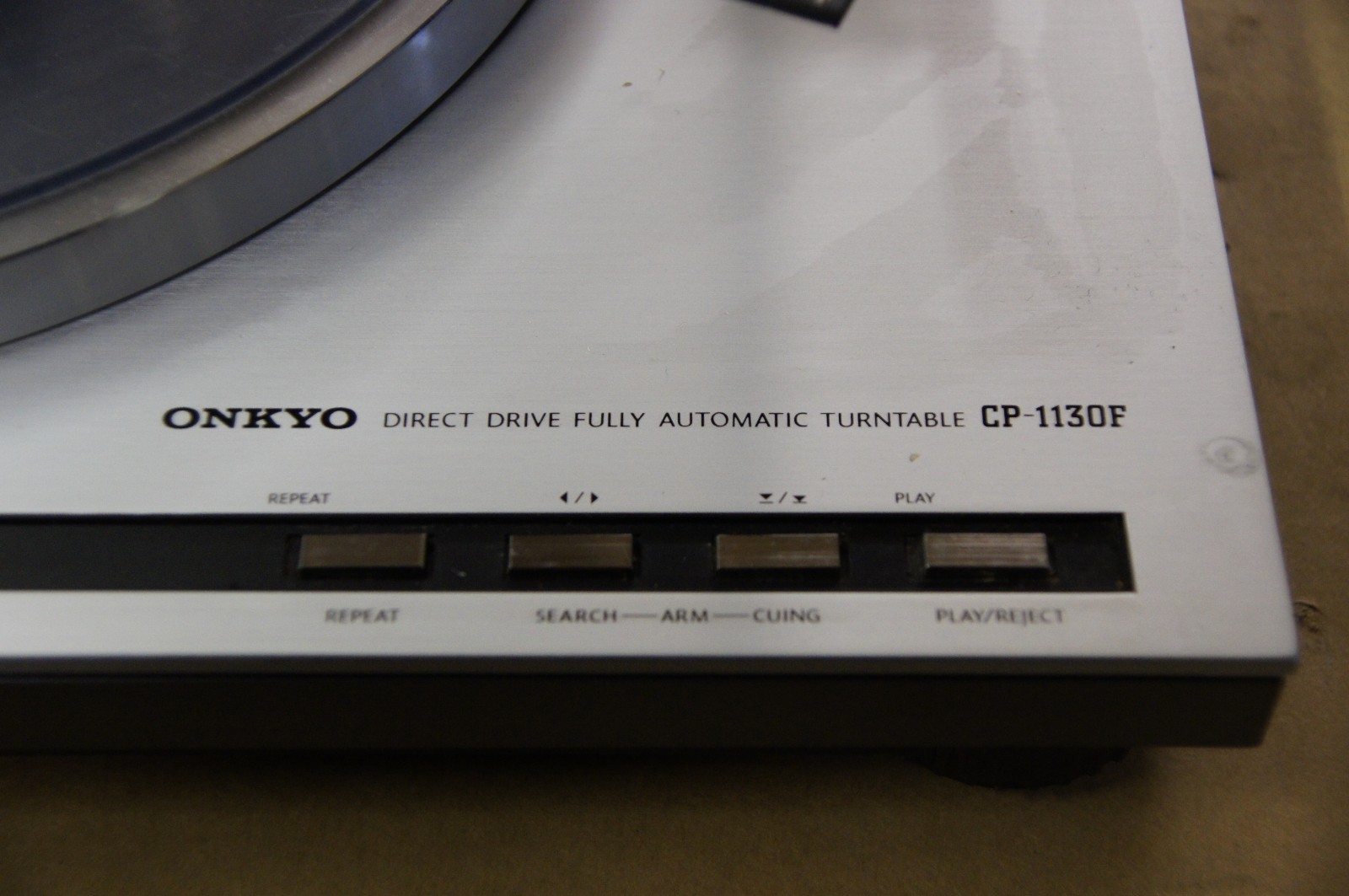 Onkyo CP-1130F Direct Drive Fully Automatic Turntable - Power, Turns, No Needle