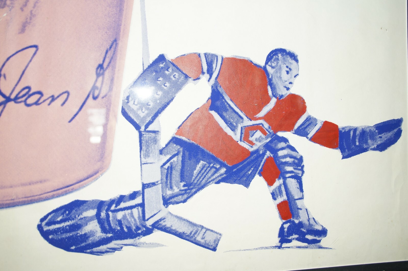 Rare Jean Beliveau Store Display from Steinberg's Grocery Stores (40