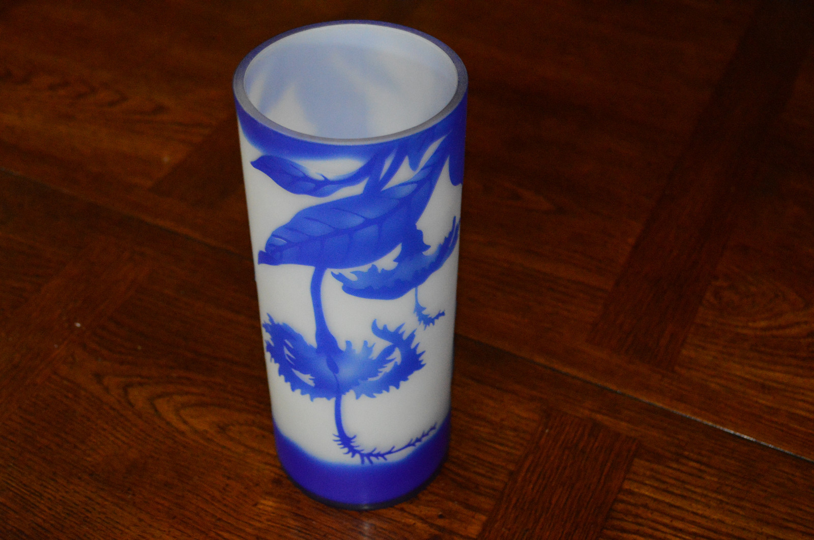Vintage Bluebird Vase Signed 