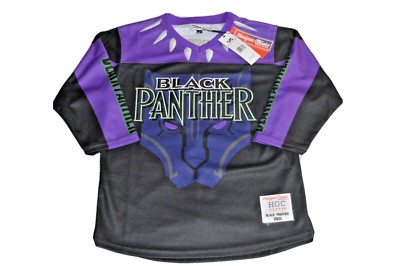 Black panther hockey jersey hotsell