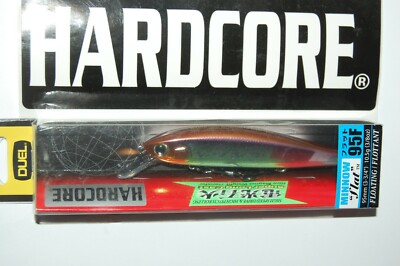 yo zuri duel hardcore flat minnow 95f jerkbait3 3/4'' 3/8oz f1126-mews meta smelt