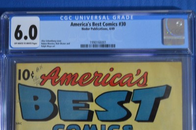 America's Best Comics # 30 (1949) CGC 6.0 OFF-WHITE TO WHITE Pages