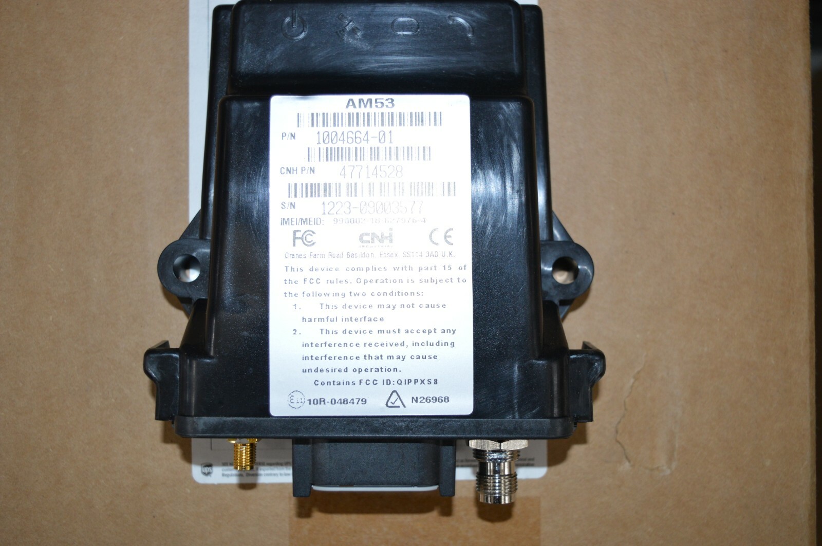 New Holland Control Unit Part # 47714528 for Speedrower 130 160 200 220 240 260