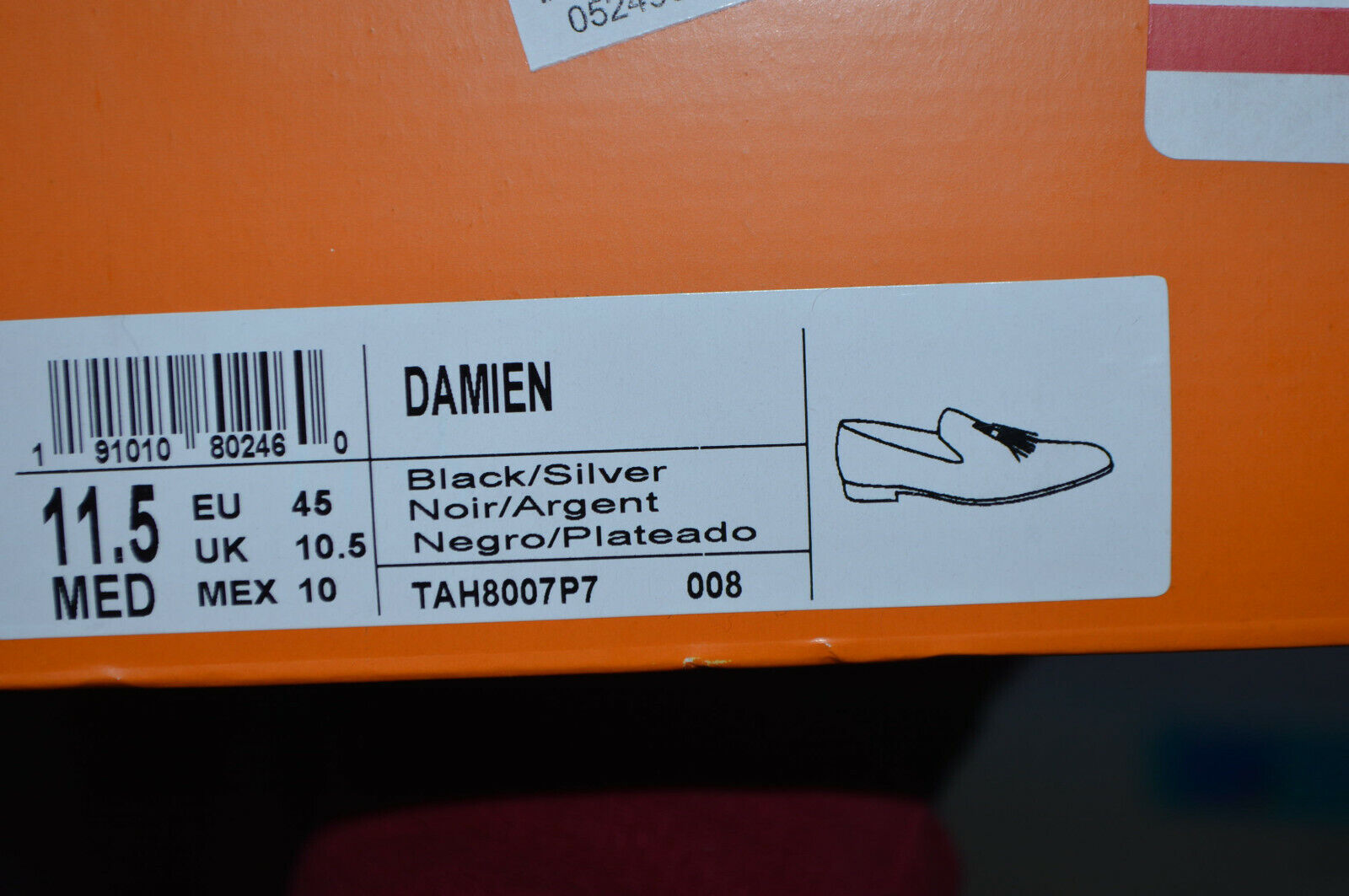 Tallia Orange Mens Damien, Black/Silver, Size 11.5 NIB: купить с доставкой  из США, цена 5 639 руб - (223739824593)