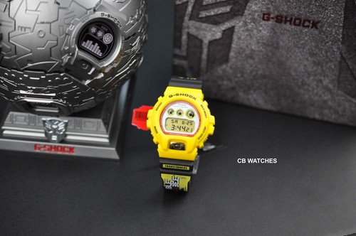 Pre-owned Casio Transformers X G-shock Bumbleb Dw-6900bumb22-9pft Helmet Packagin 2022