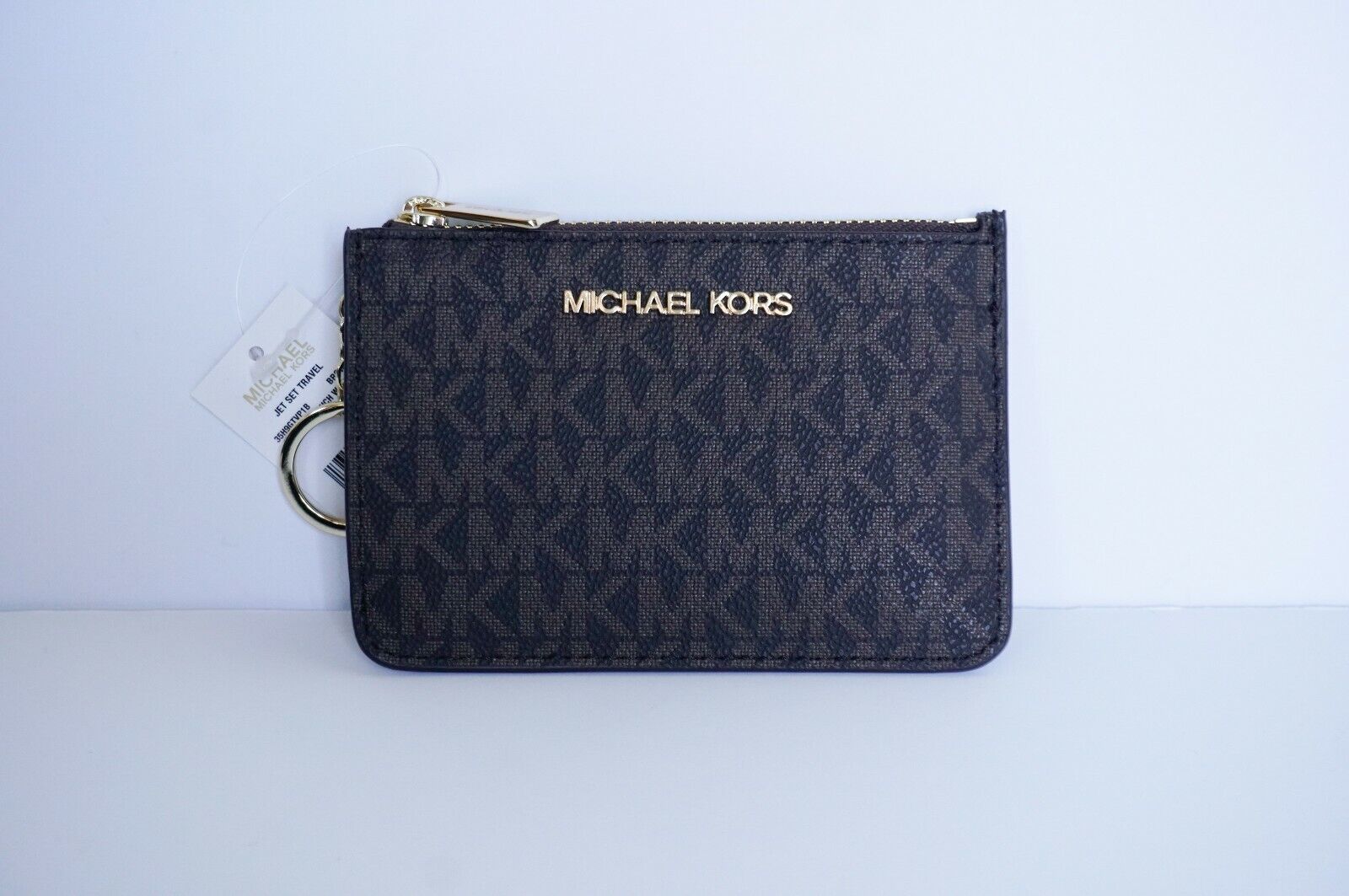 MICHAEL KORS JET SET TRAVEL SM COINPOUCH ID HOLDER LEATHER MICHAEL KORS JET SET TRAVEL SM COINPOUCH ID HOLDER LEATHER