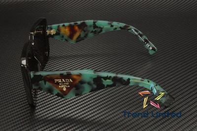 Pre-owned Prada Pr 23ysf 2au06b Tortoise Dark Brown 52 Mm Women's Sunglasses