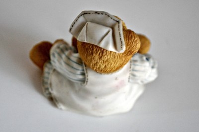 Vintage Enesco Cherished Teddies Nurse Laura Bear Figurine Collectible Friends