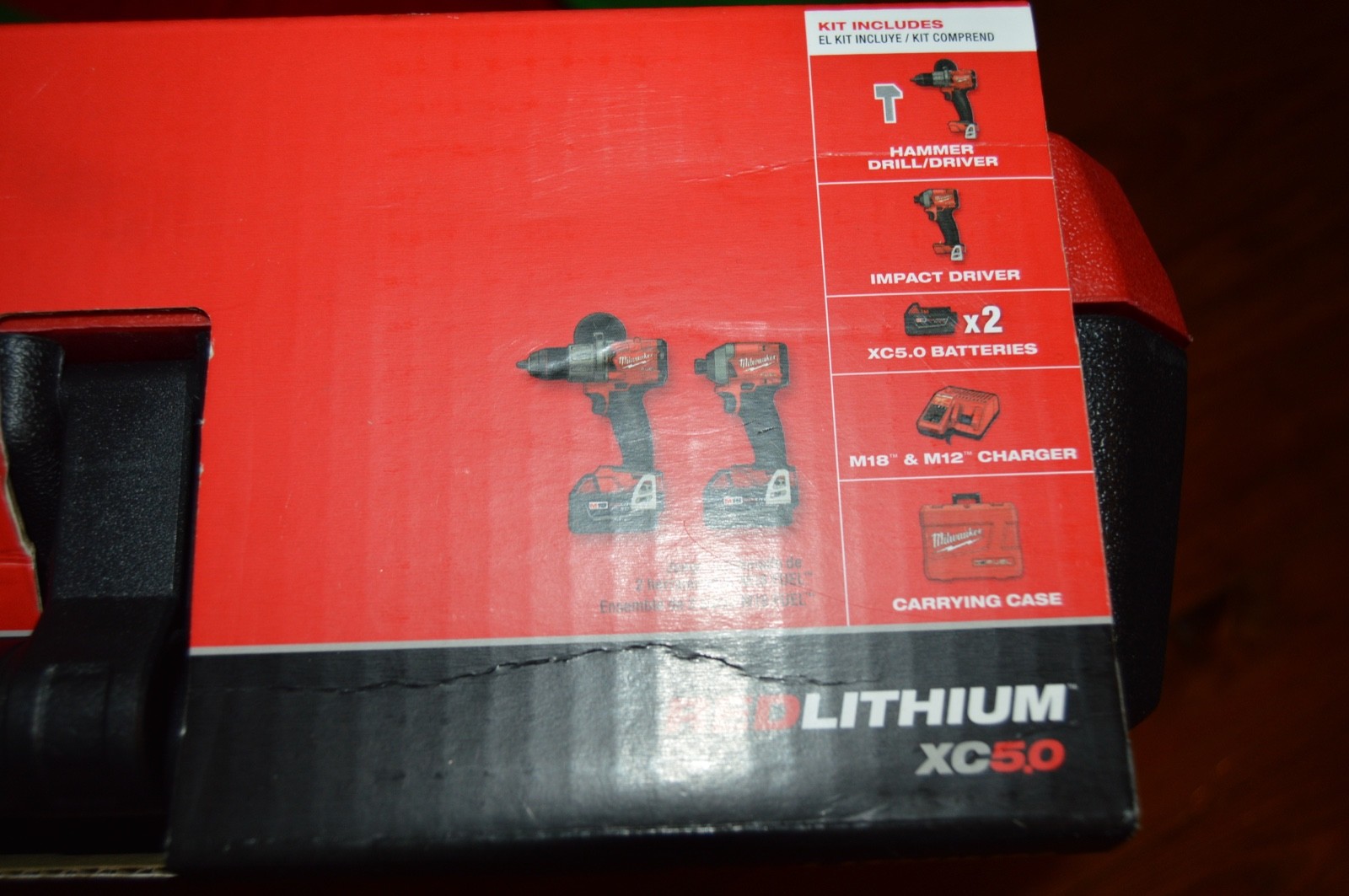 Milwaukee M18 Fuel Brushless 2997-22 Hammer Drill/Impact Driver Kit 5.0ahXC