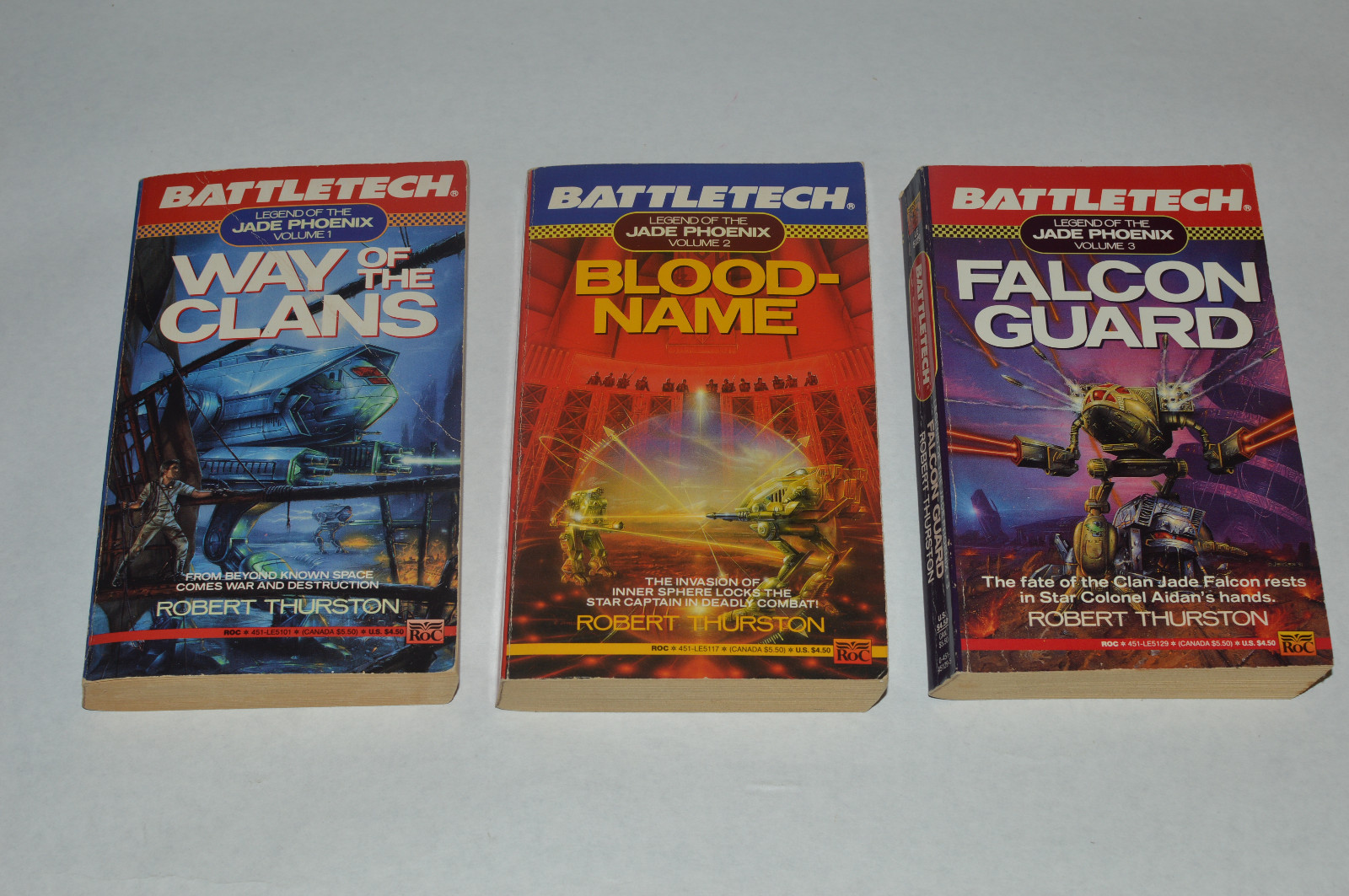 Battletech Book LOT 12 ROC Science Fiction FASA+William Keith Jr+Robert Thurston