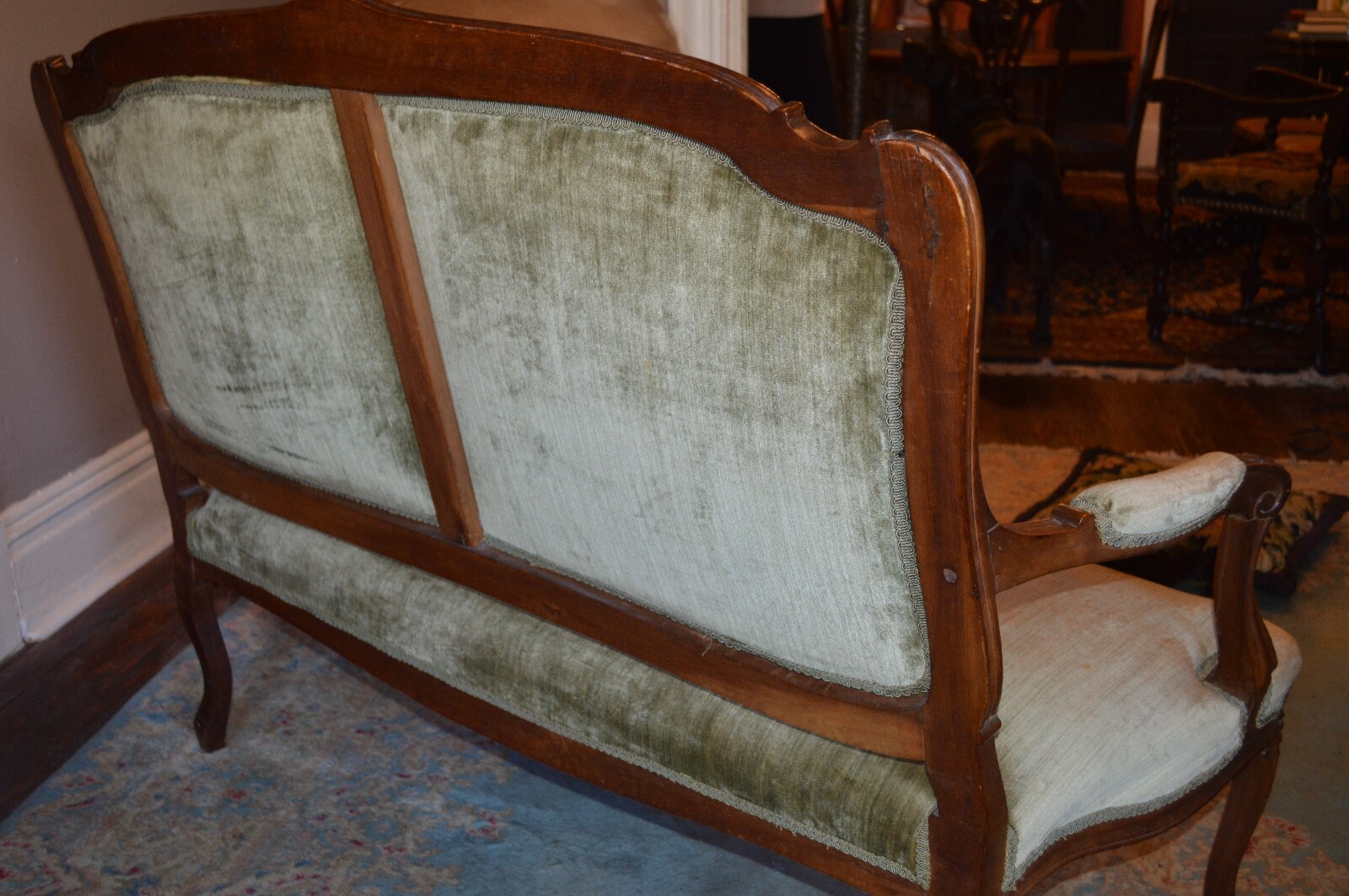 French Louis XV Style Sofa C. 1850