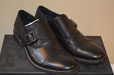 Kenneth Cole New York Black Leather Monk Strap Shoes Size  display picture 3