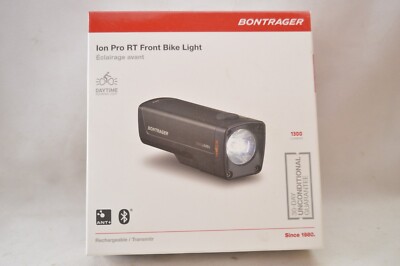 NEW BONTRAGER ION PRO RT FRONT BIKE LIGHT 552373 COLOR: BLACK
