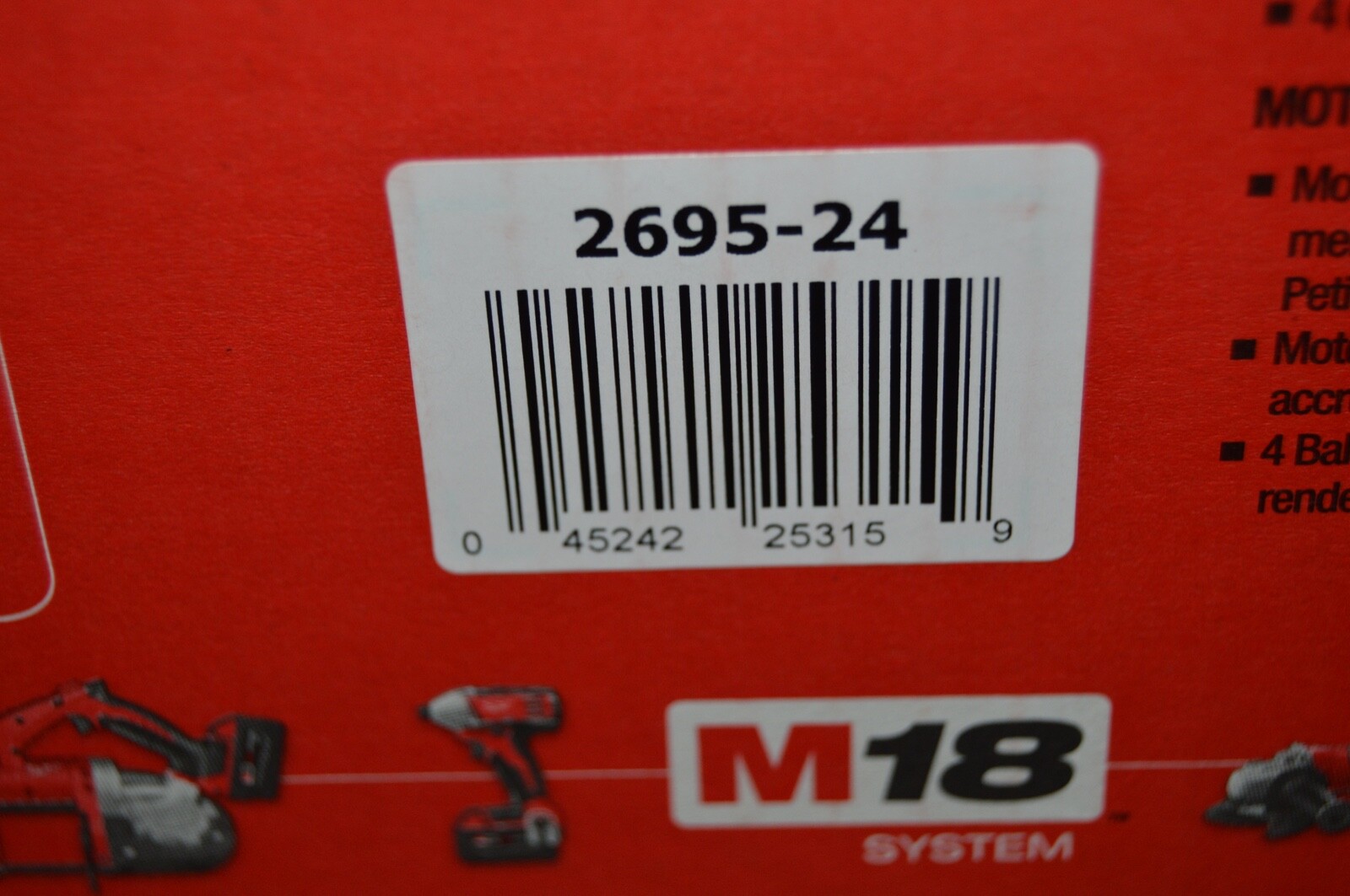 Factory Sealed Milwaukee M18 4-Pc. Combo Kit 2695-24 {Free Shipping}