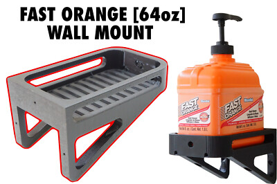 Heavy Duty Wall Mount Holder Bracket for Permatex Fast Orange 25217 64oz