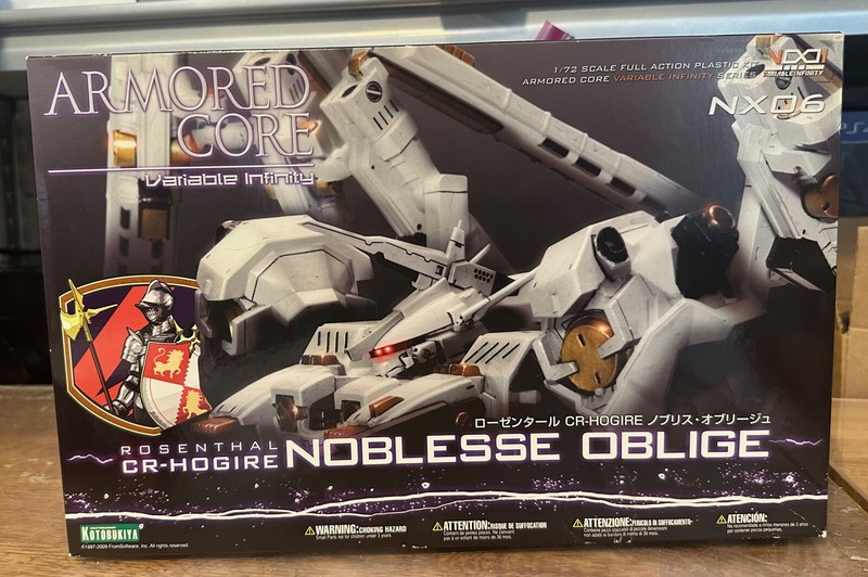 NEW Armored Core Variable Infinity Rosenthal CR-HOGIRE Noblesse Oblige Model kit