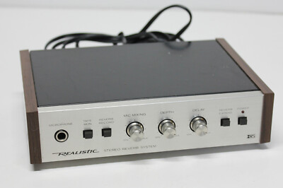 Vintage Realistic 42-2108 Stereo Reverb System Tabletop Effects Analog Processor