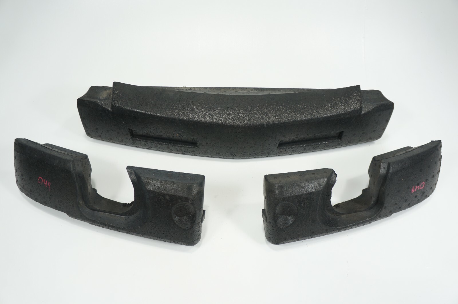 04-2008 chrysler crossfirefront bumper cover absorber foam impact bar set of 3