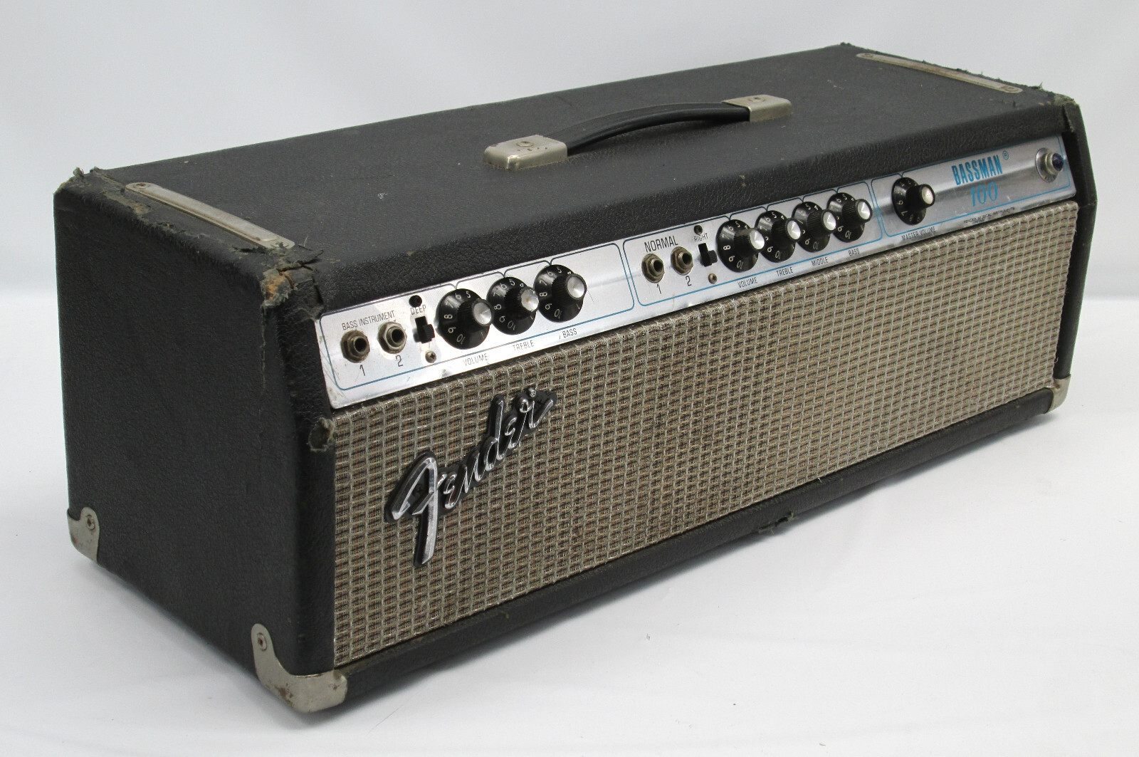 Fender BASSMAN 100 Silverface All-Tube Bass Guitar Amp Head