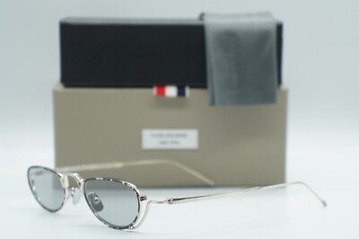 NEW THOM BROWNE TBS913-50-02 SLV AUTHENTIC SUNGLASSES FRAME RX 50-21