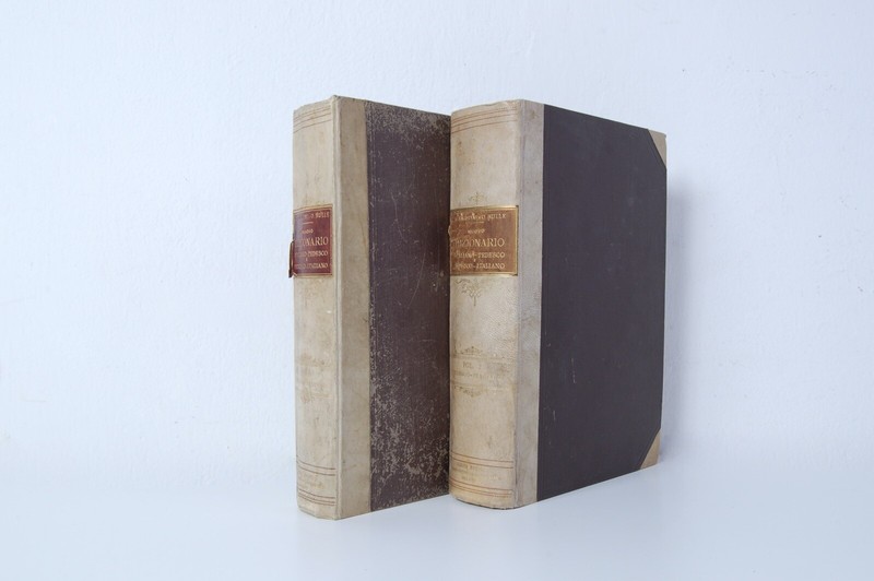 Neuf Dictionnaire Italien Allemand Hatch Hoepli 1900 Oscar Bulle G Rigutini