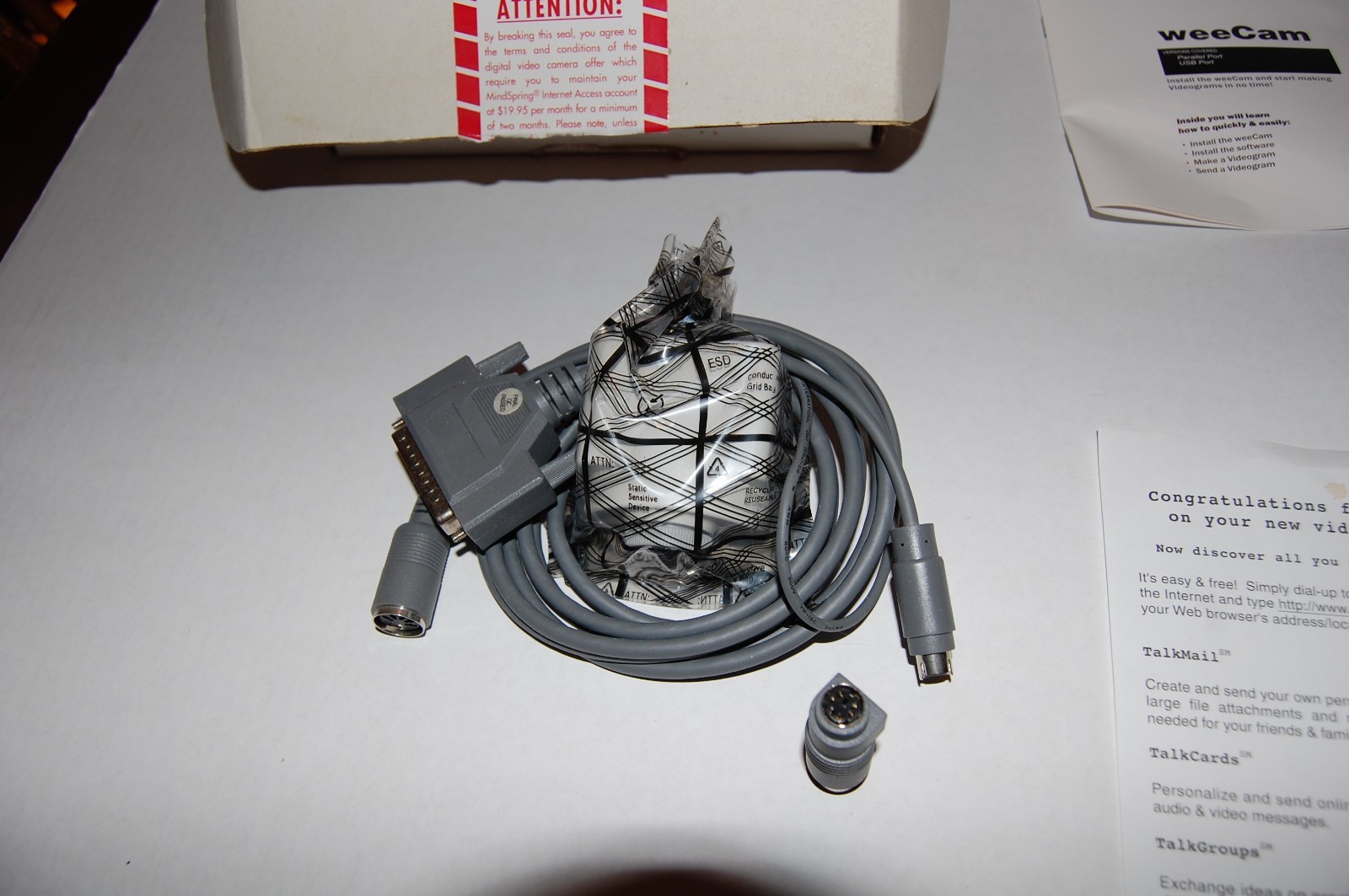 Weecam by Alaris Video Camera for Windows 98 Windows 95 and Windows NT Only