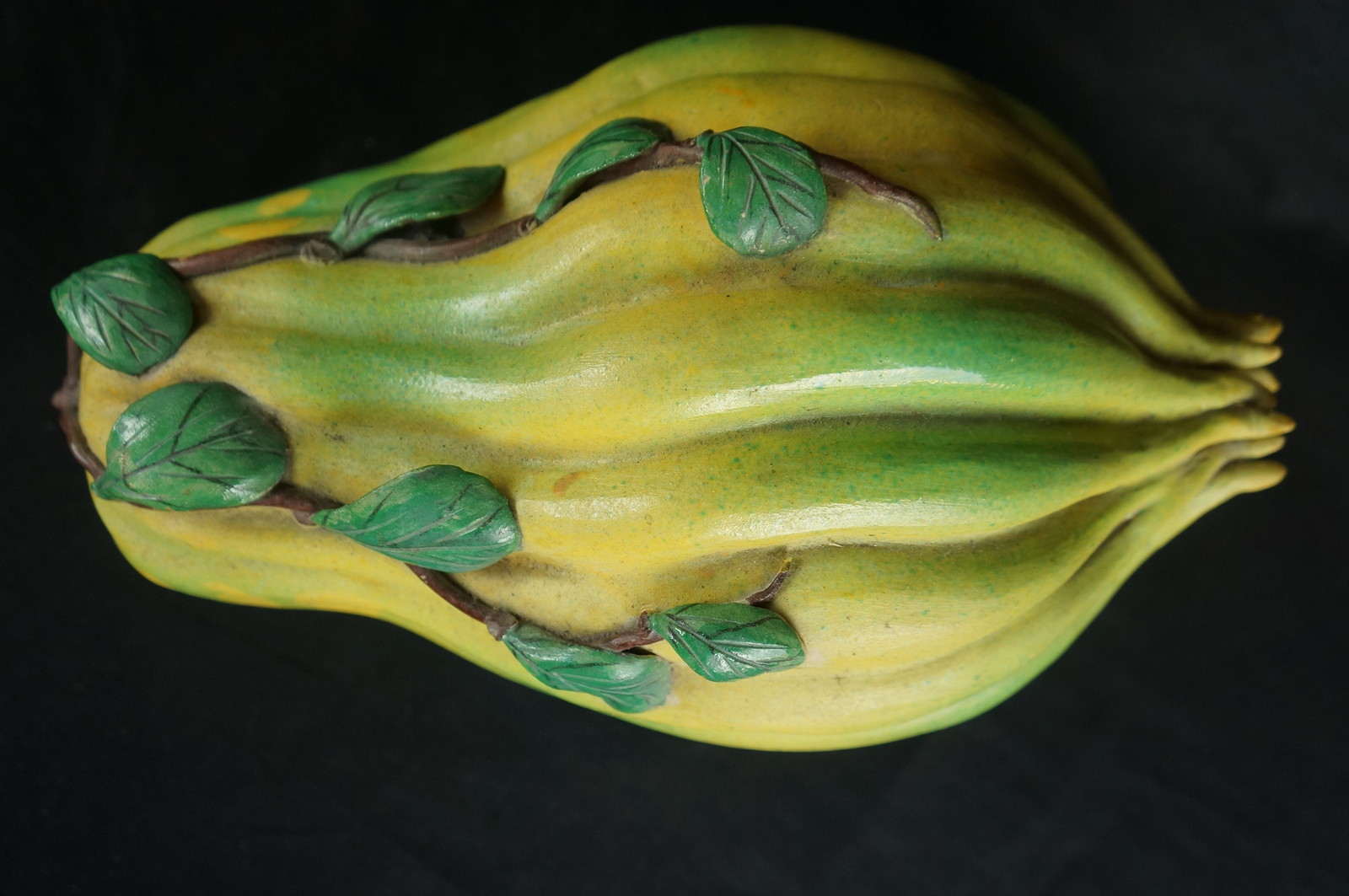 Excellent Antique Chinese Ceramic Squash 9