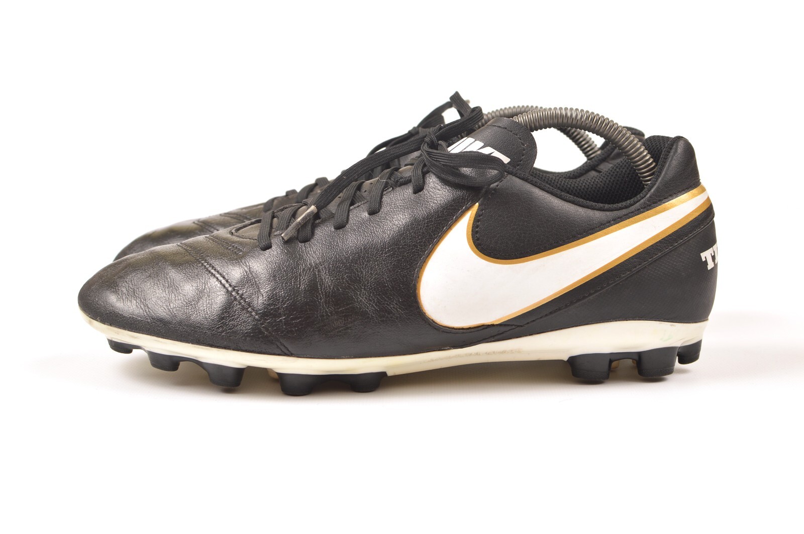 Nike Tiempo Genio II AG Leather Black/White/Metallic Gold Nike Tiempo Genio II AG Leather Black/White/Metallic Gold