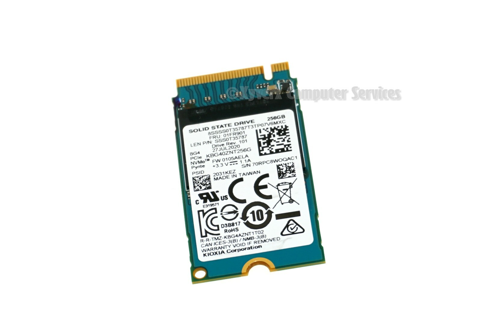 SSS0T35787 KBG40ZNT256G LENOVO SSD 256GB IDEAPAD3 15IIL05