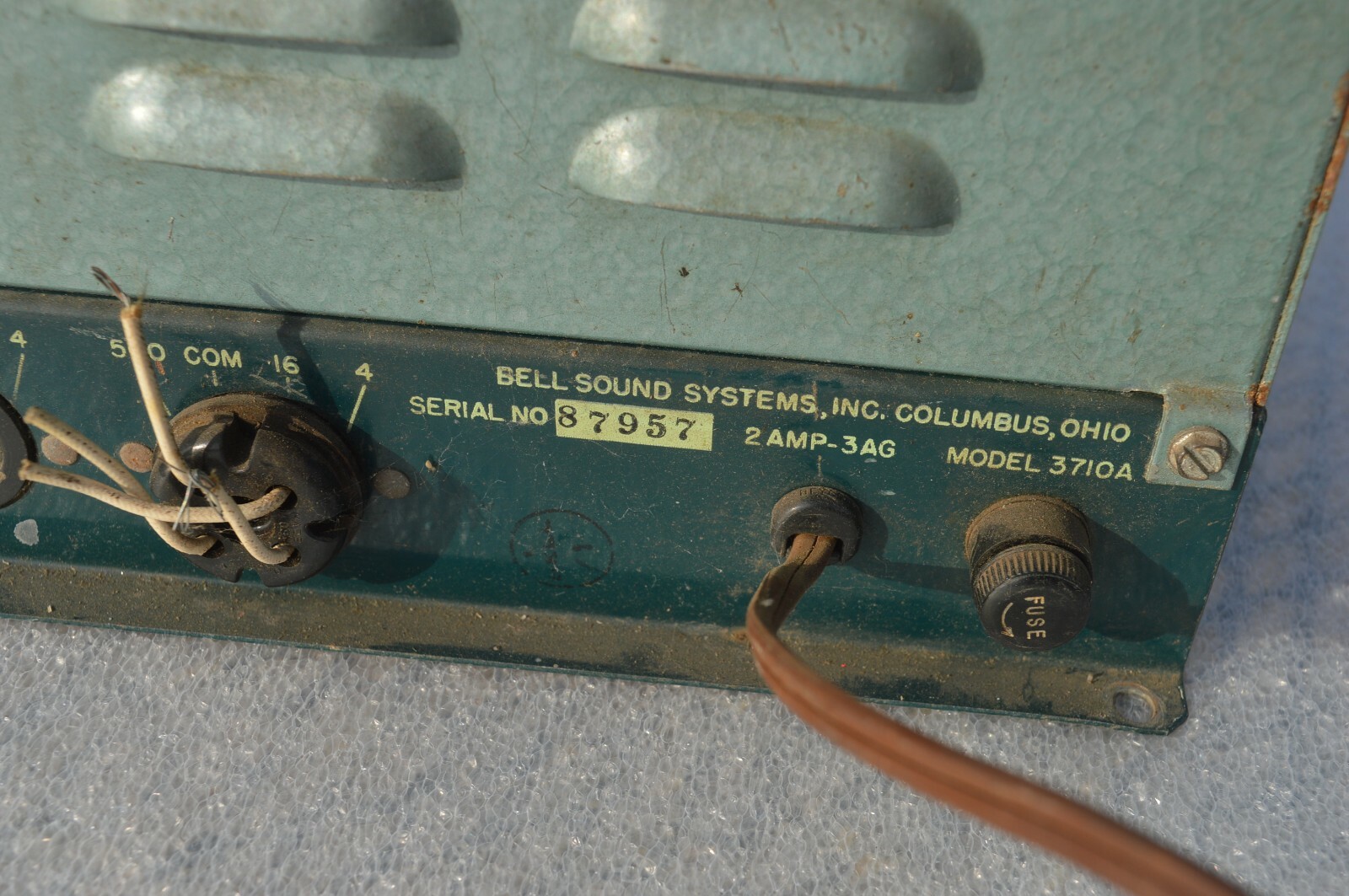 Bell Sound Systems 3710A 1950's Vintage Tube Amp