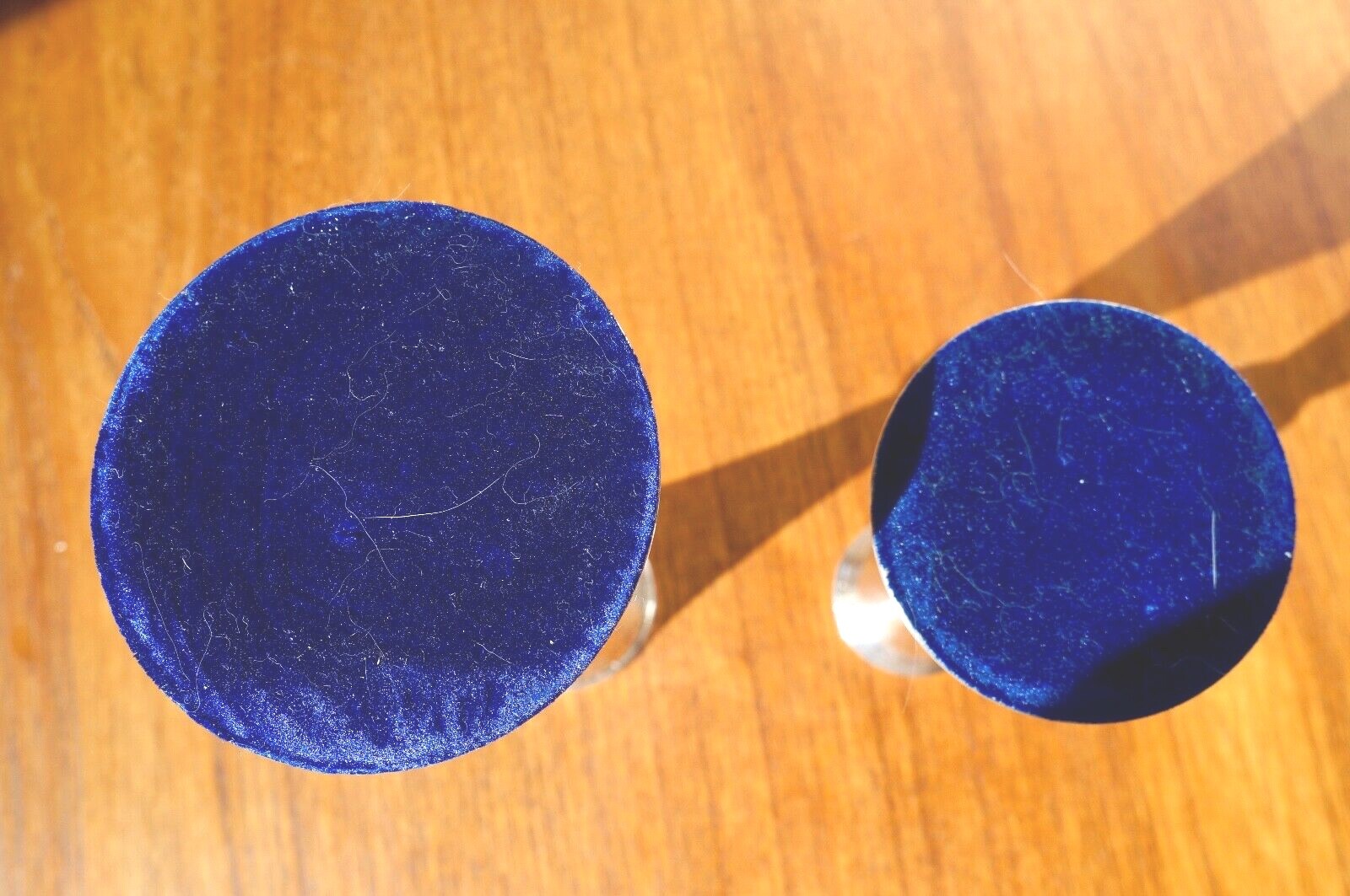 2 Vintage Hand Hammered 925 Sterling Silver Candlesticks