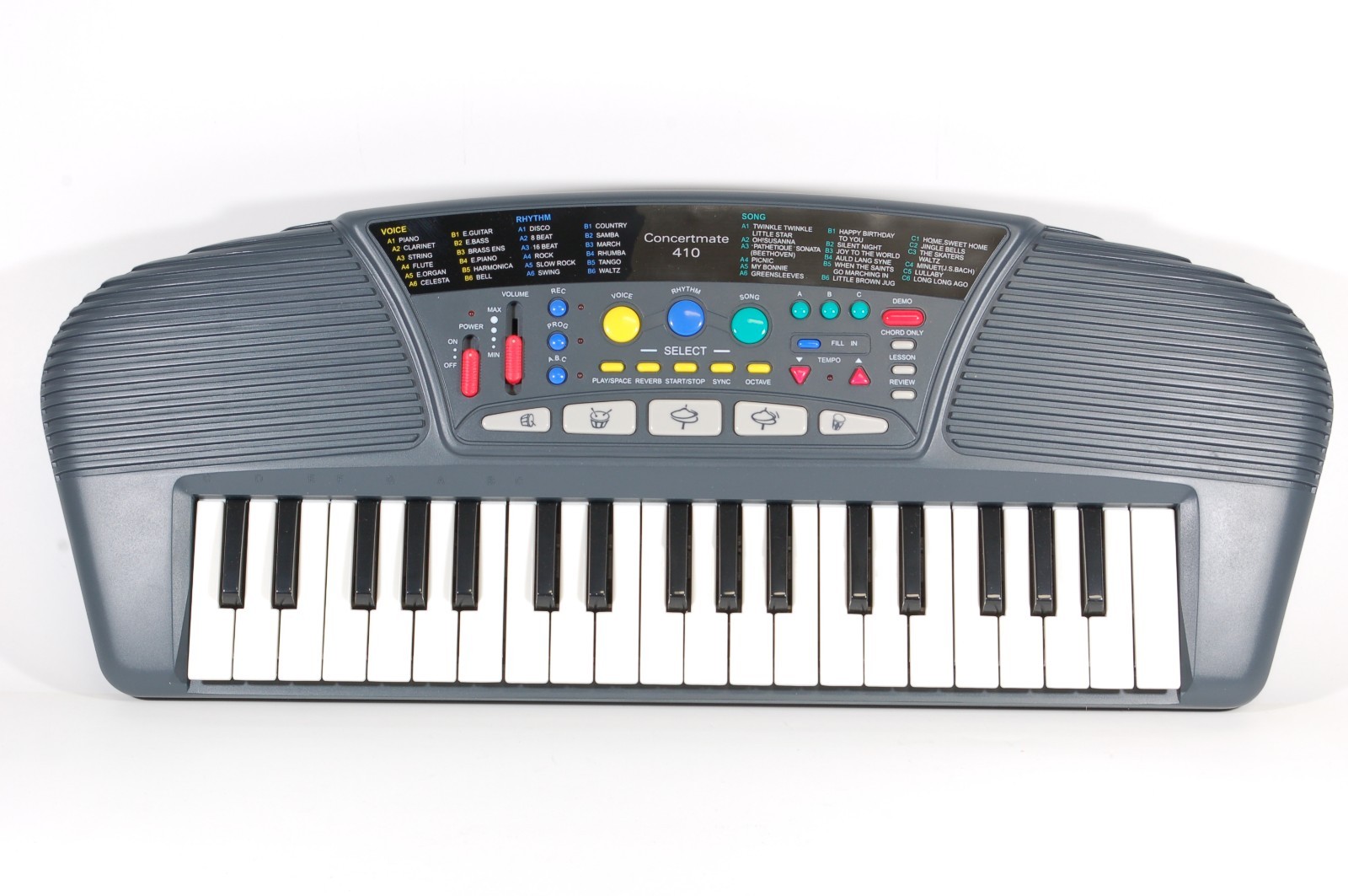 Optimus Concertmate 410 Portable Electronic Keyboard 42-4031A mini black