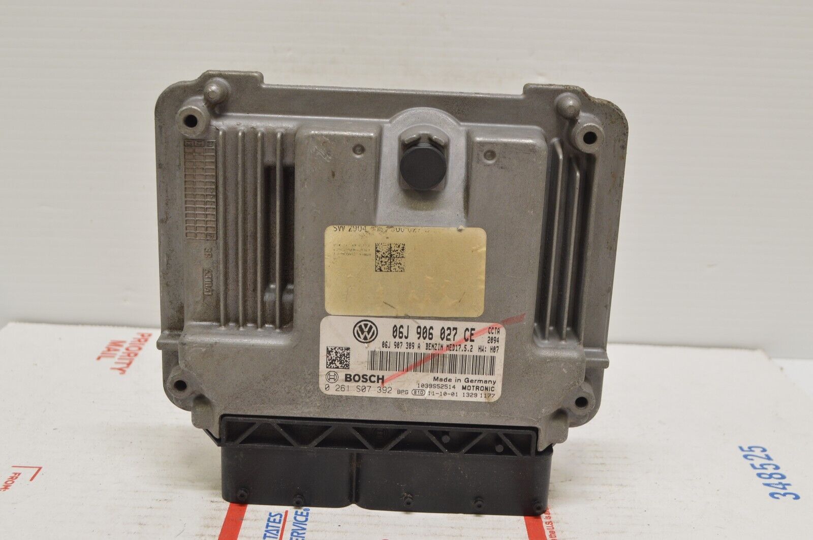 12 13 Volkswagen Beetle Engine Control Module Unit Ecm 06J 12 13 Volkswagen Beetle Engine Control Module Unit Ecm 06J