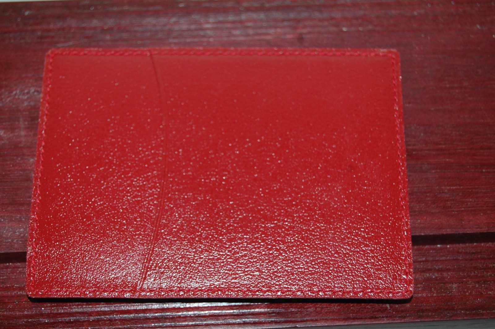 ROLEX MINT RED LEATHER CARD HOLDER VTG CIRCA 1990  GENUINE  unused  0101.60.34