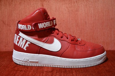 supreme air force 1 red