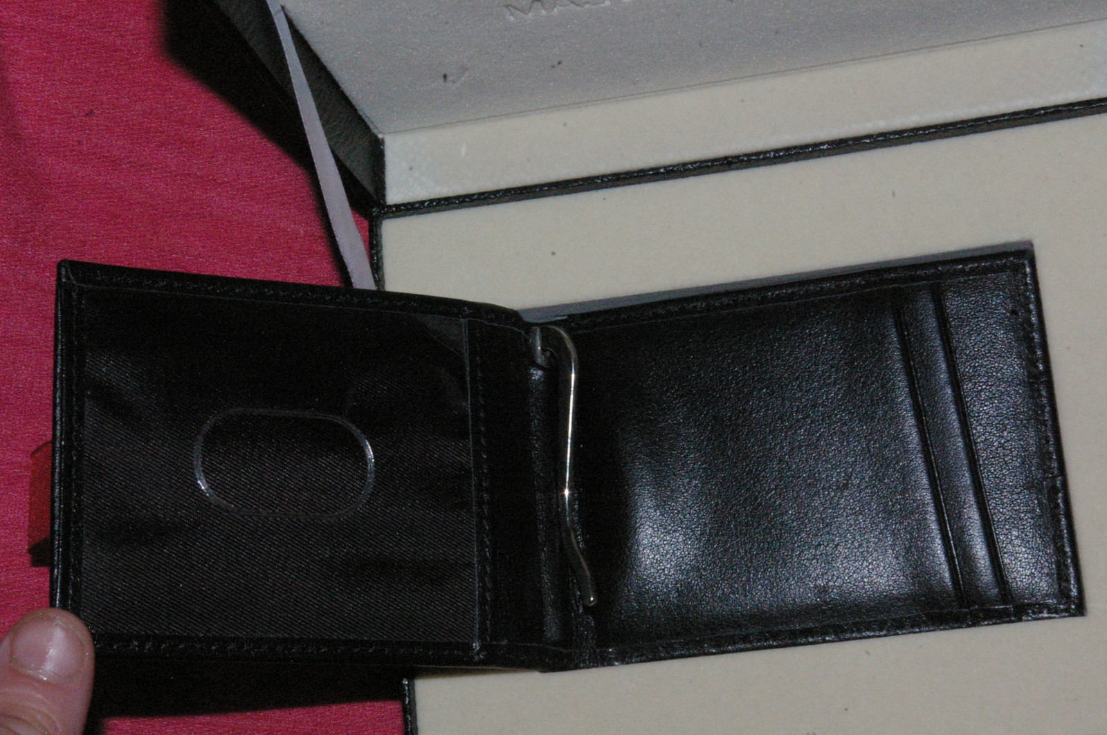 Maswell RFID Bloacking Napa Leather Slim Men’s Wallet Credit Card Holder